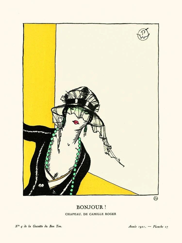 Bonjour ! (Gazette du Bon Ton, 1921)