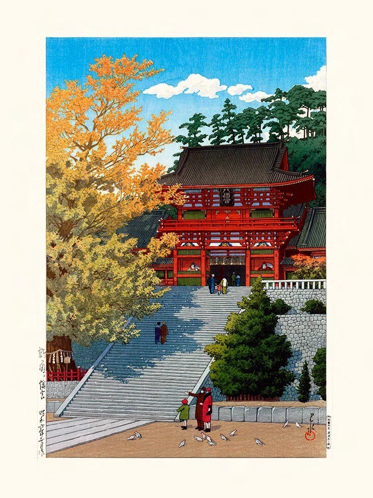 Tsuruoka Hachimangu Shrine, 1931